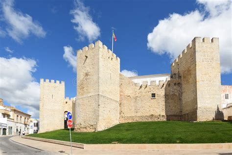 Castle of Loule, Algarve, Portugal Stock Image - Image of castle ...