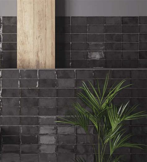 ALTEA Black Subways 75150 100100 Tile Stone Gallery