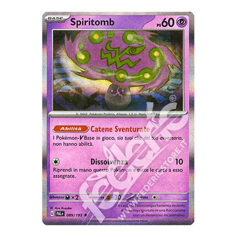 Spiritomb Holo It Mint Federicstore