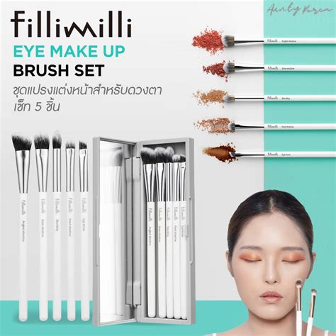 Fillimilli Eye Makeup Brush Set P Shopee Thailand