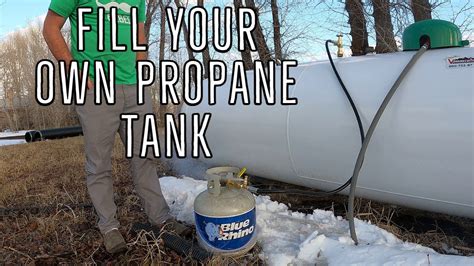 How To Fill Your Own Propane Tanks At Home Youtube