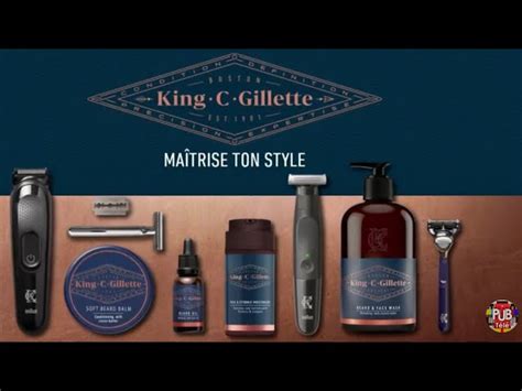 Pub Soins King C Gillette Style Master Octobre Suis Nous