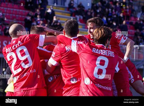 AC Monza Goal Celebrate during AC Monza against Spal, Serie B, at U-Power Stadium on February ...