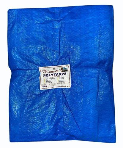 Woven Blue Pvc Coated Tarpaulin Thickness Mm Size X Meter