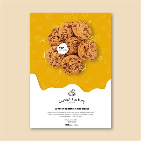 Cookie Flyer Template Free Printable Templates