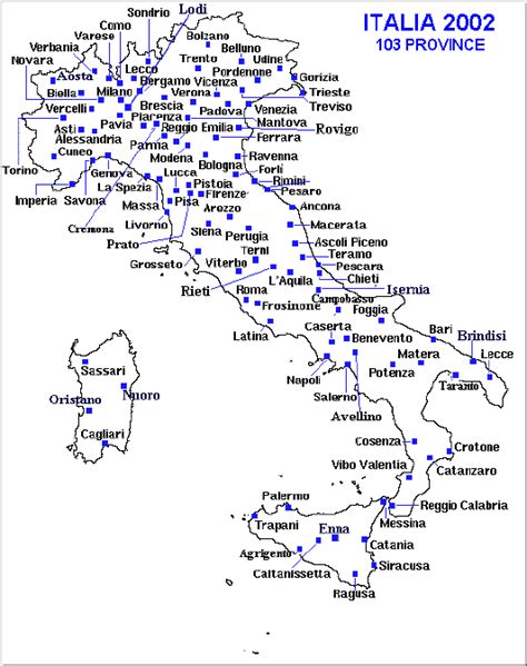 Far Sapere Malsano Bourgeon Cartina Italia Province Aggiornata