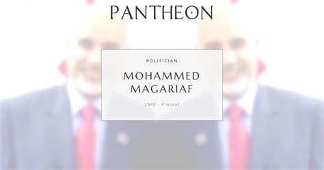 mohammed magariaf biography pantheon