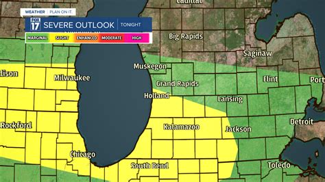 Severe Storm Potential On Independence Day In West Michigan