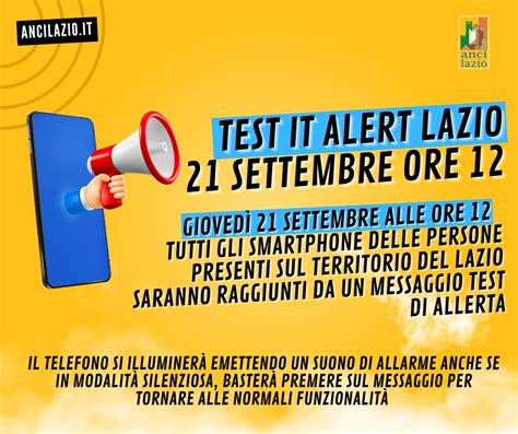 Sistema Di Allarme Pubblico Il Settembre Test Sui Cellulari Nel Lazio