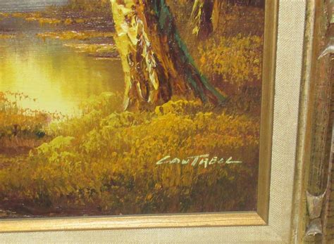 Cantrell Original Oil On Canvas River Creek Landscape Painting Ebay