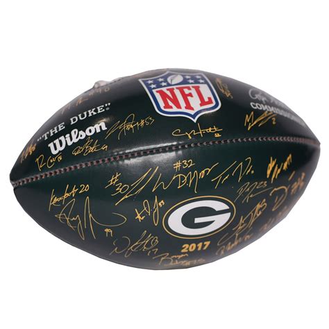 √ Green Bay Packers Autographed Football