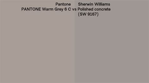 Pantone Warm Grey C Vs Sherwin Williams Polished Concrete Sw