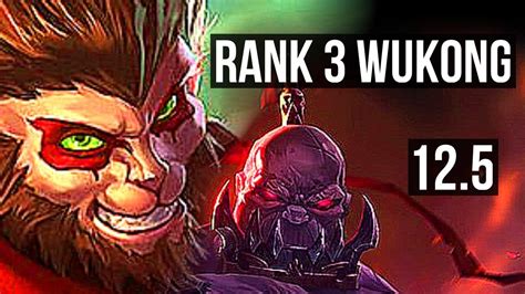 Wukong Vs Sion Top Rank 3 Wukong 6 Solo Kills Godlike Tr Master