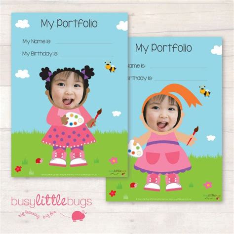 Little Girl Child Portfolio Four Different Covers Automatic