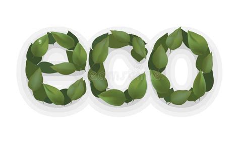 Ecology Lagel Green Leaf Eco Design Logo Nature Organic Label Plant