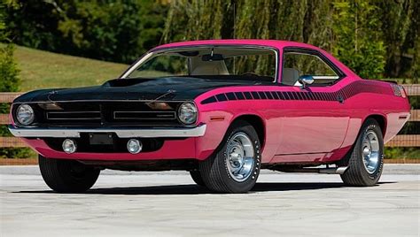 Pink 1970 Plymouth Aar Cuda Sells For Record Price At Auction Autoevolution