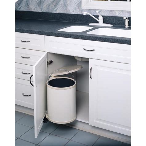 Shop Rev A Shelf 15 Quart Plastic Pull Out Trash Can At