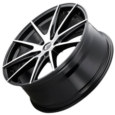 Kr Bm Kraze Kr Turismo Black W Machined Face Wheels