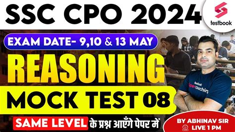 Ssc Cpo Reasoning Ssc Cpo Reasoning Mock Test Reasoning