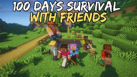 Surviving 100 Days And Making Big Castel In Minecraft With Friends Smp