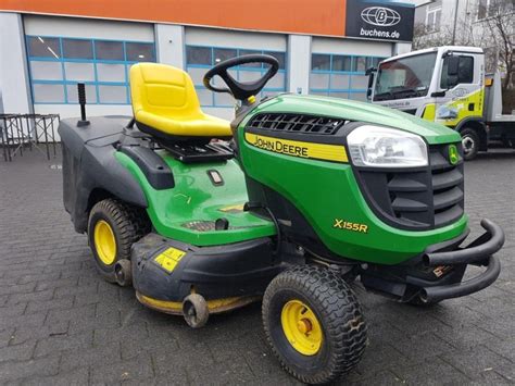 John Deere X 155 R Rasentraktor Aufsitzmäher Самоходная газонокосилка