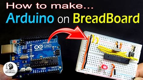 How To Make Arduino Uno Circuit On Breadboard Atmega328p Projects