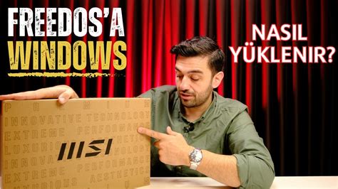 FreeDOS Laptopa Windows 11 Kurulumu EN BASİT ANLATIM YouTube