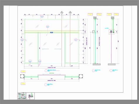 Puerta Corrediza Autom Tica En Autocad Cad Kb Bibliocad