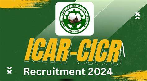 Icar Cicr Recruitment 2024 Notification Out Check Eligibility Criteria