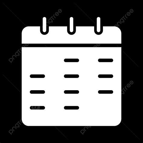 Vector Icono De Calendario Png Calendario Icono De Calendario Fecha