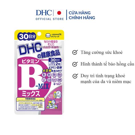 Viên uống vitamin B tổng hợp DHC Vitamin B Mix