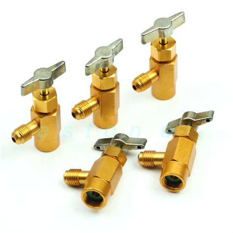 Can Dispensing R A R Ac Refrigerant Tap Acme Thread Valve