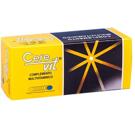 Cerevit X Tableta Compre En L Nea En Su Farmacia Y Libreria Leisa