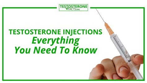 Testosterone Injections - Everything You Need To Know