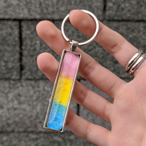 Pride Keychain Lgbtq Keychain Pride Flag Keychain Etsy