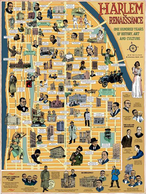 Harlem Renaissance Map Ephemera Press