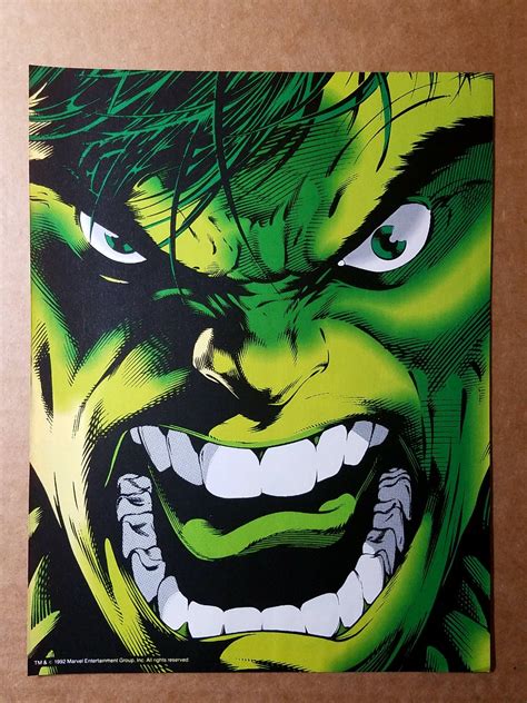 Incredible Hulk Anger Marvel Comics Mini Poster by Dale Keown