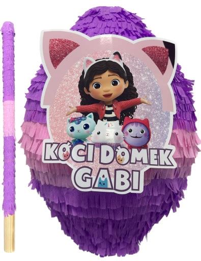 Piniata Na Urodziny Koci Domek Gabi Gabby Dollhouse Pandu Prezent Cm