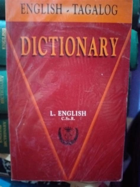 ENGLISH TAGALOG DICTIONARY TAGALOG ENGLISH DICTIONARY, Hobbies & Toys ...