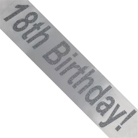 Personalised Birthday Sash Or Banner Nambour Party Supplies