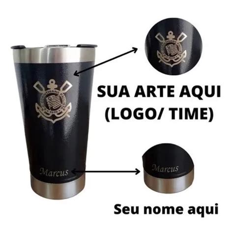 Copo T Rmico Ml Personalizado Tampa E Abridor C Logo E Nome