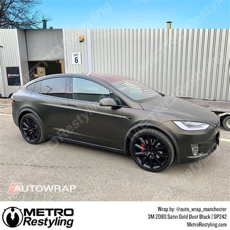 Satin Gold Dust Black 3m Metro Restyling