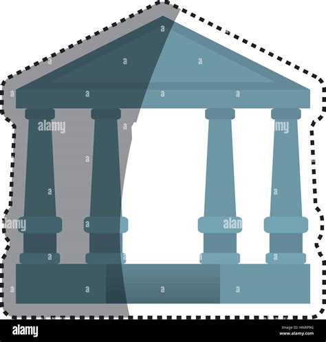 Bank building symbol icon vector illustration graphic design Stock ...