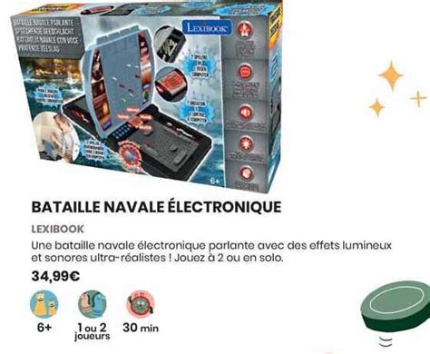 Promo Bataille Navale électronique Lexibook Chez Cultura Icataloguefr