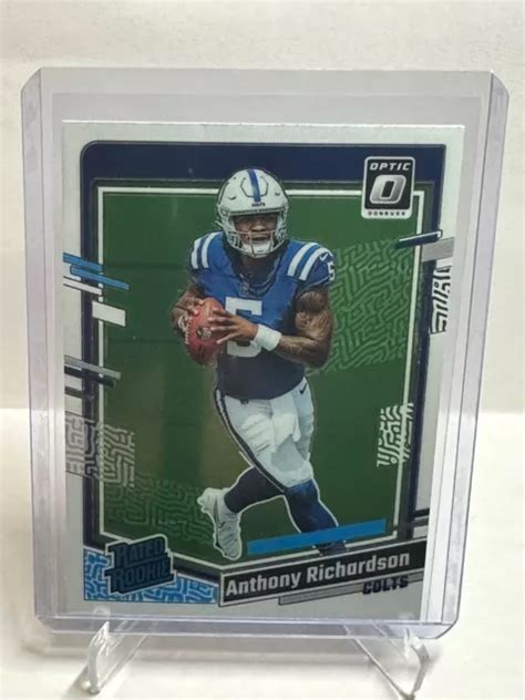 Anthony Richardson Rc Donruss Optic Rated Rookie Picclick Ca