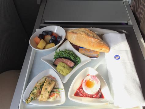 Lufthansa Business Class Food