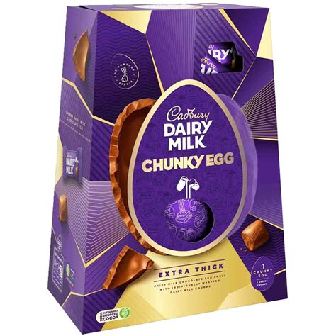 Cadbury Dairy Milk Chunky Egg Shop Easter