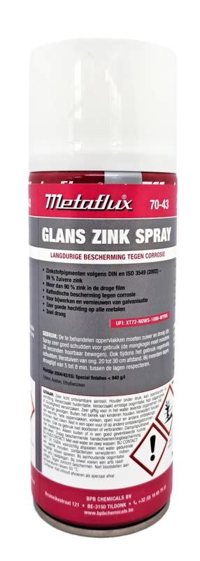 Metaflux Glans Zink Spray 400 Ml