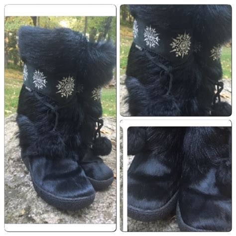 Vintage Shoes Vintage Scar Sport Italian Goat Fur Boots Poshmark