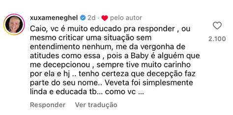 Xuxa Elogia Ivete Sangalo Ap S Fala De Baby Do Brasil Sobre Apocalipse